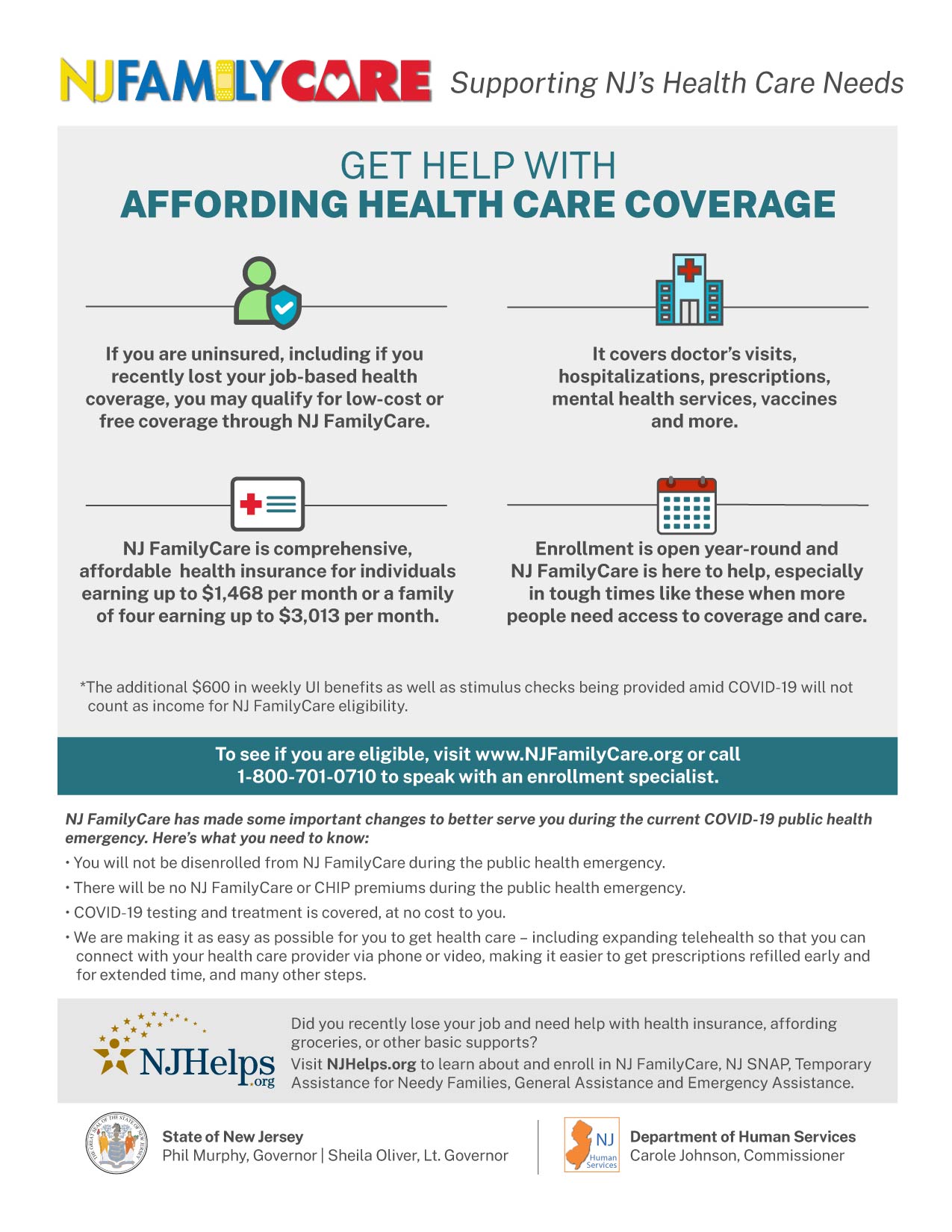 NJ Family Care Flyer